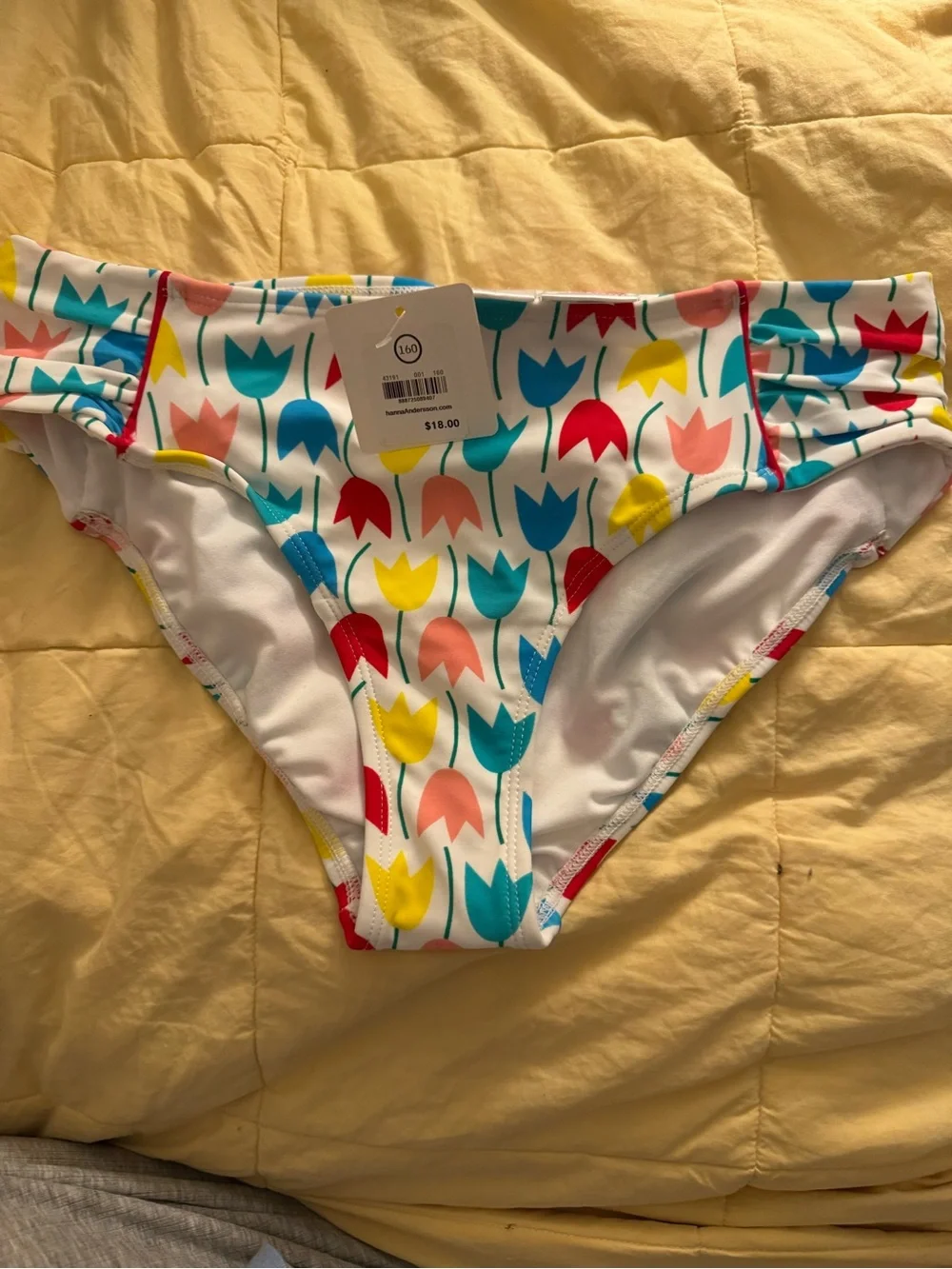hanna andersson bathing suit size 14 NWT